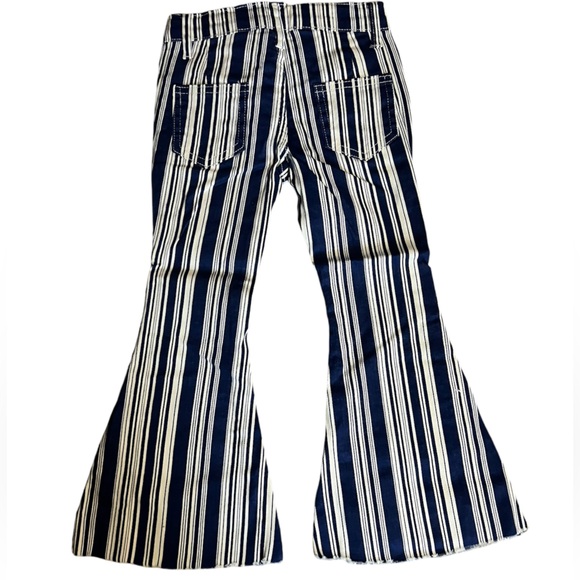 NEW Girls Striped Flares - Picture 2 of 4
